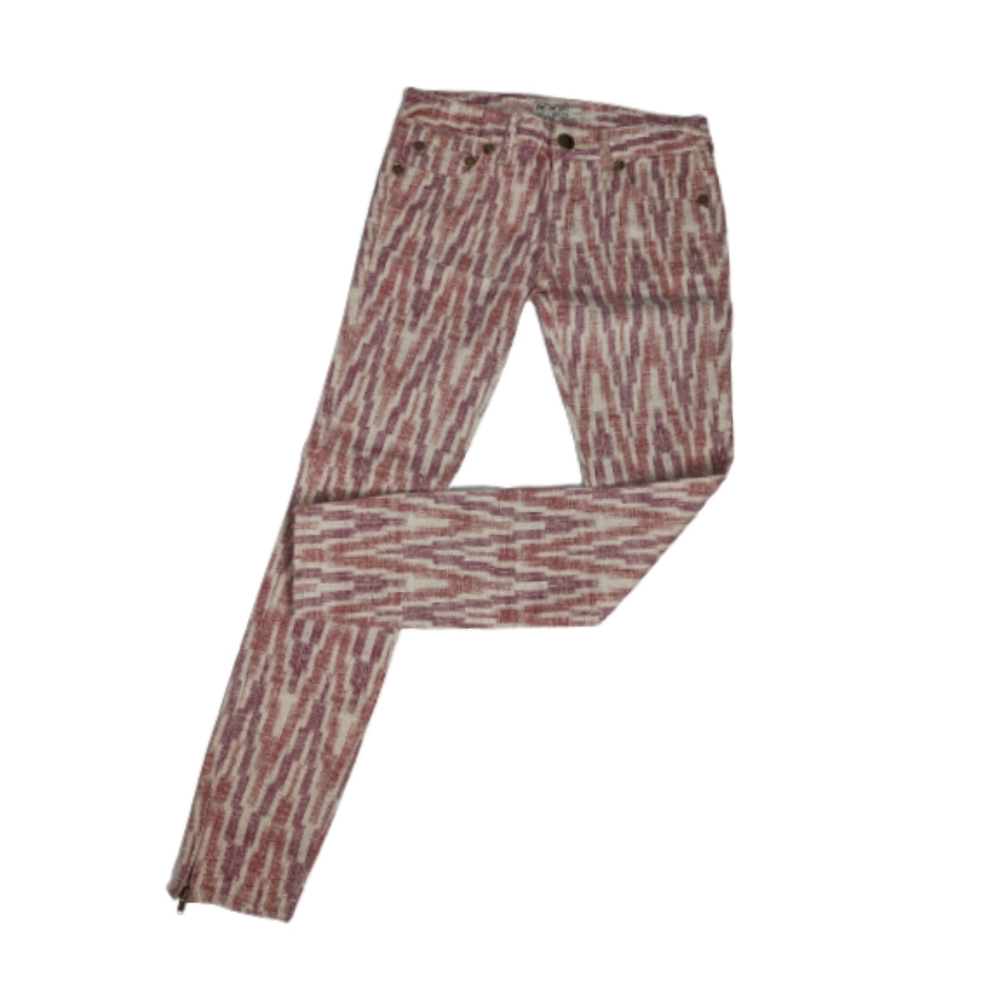 Free People Ikat Print Skinny Jeans 24
